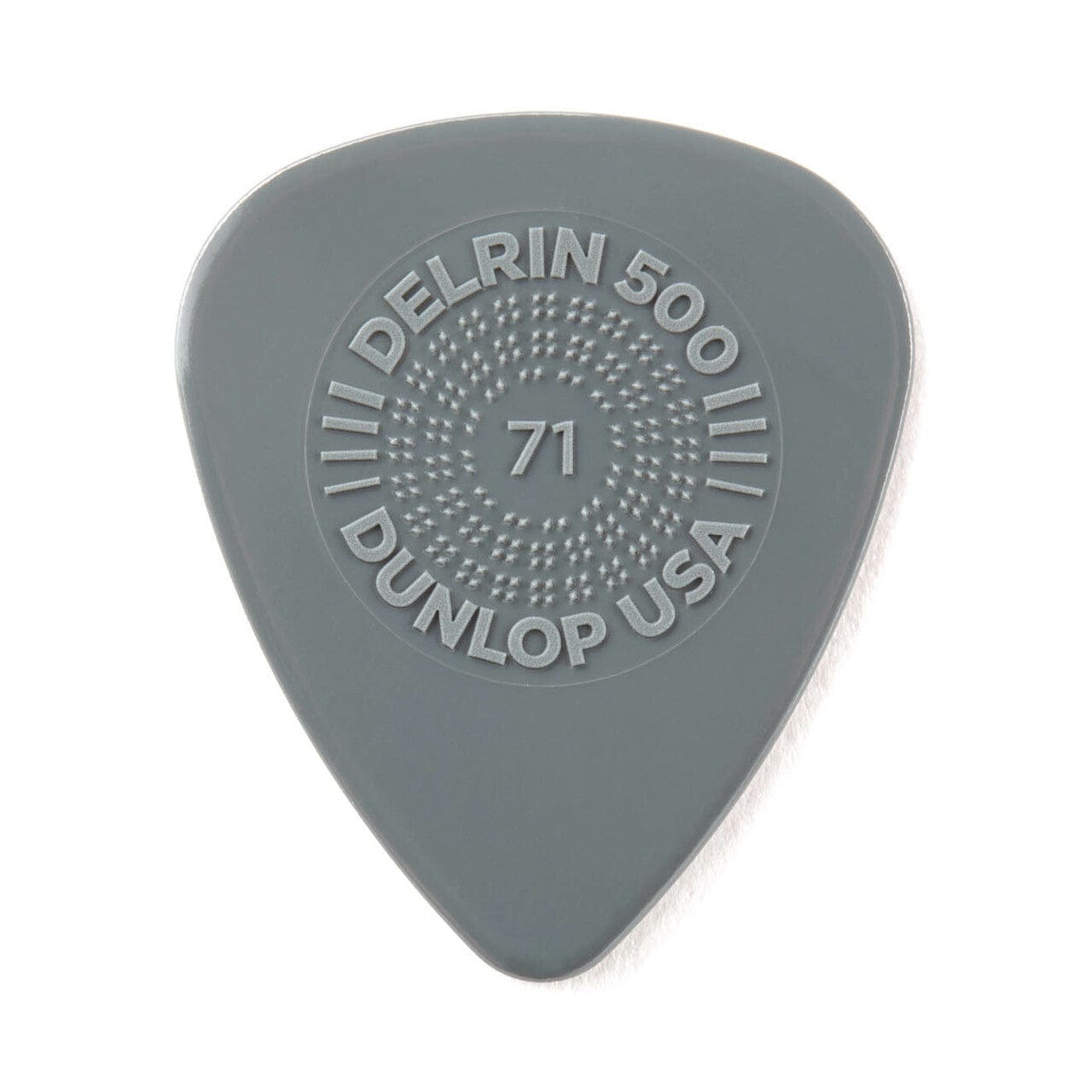 dunlop picks dunlop prime grip delrin 500p guitar picks - pack of 6 #gauge_0.71mm