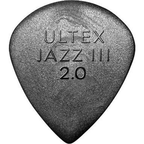 dunlop picks dunlop ultex jazz iii guitar pick 6-pack 2.0 mm