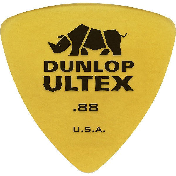 dunlop picks dunlop ultex triangle .88mm guitar pick - set of 6