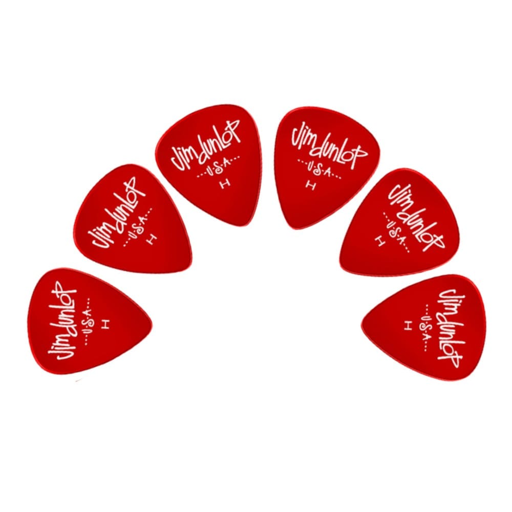 dunlop picks heavy dunlop 4860 gels guitar picks - pack of 6