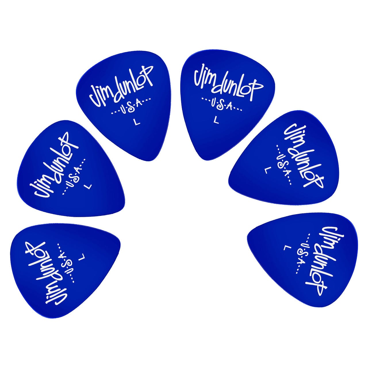 dunlop picks light dunlop 486 gels guitar picks - pack of 6 #title_light