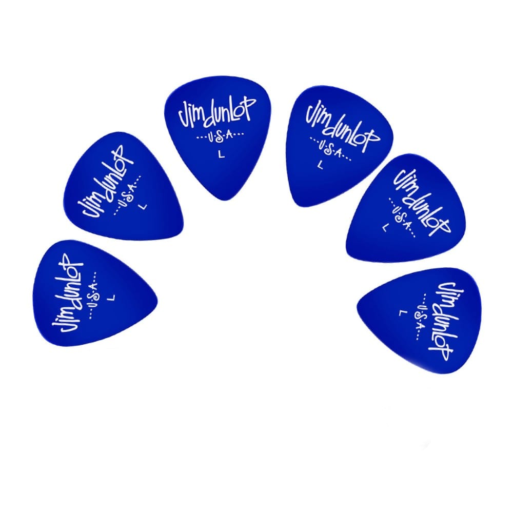 dunlop picks light dunlop 4860 gels guitar picks - pack of 6