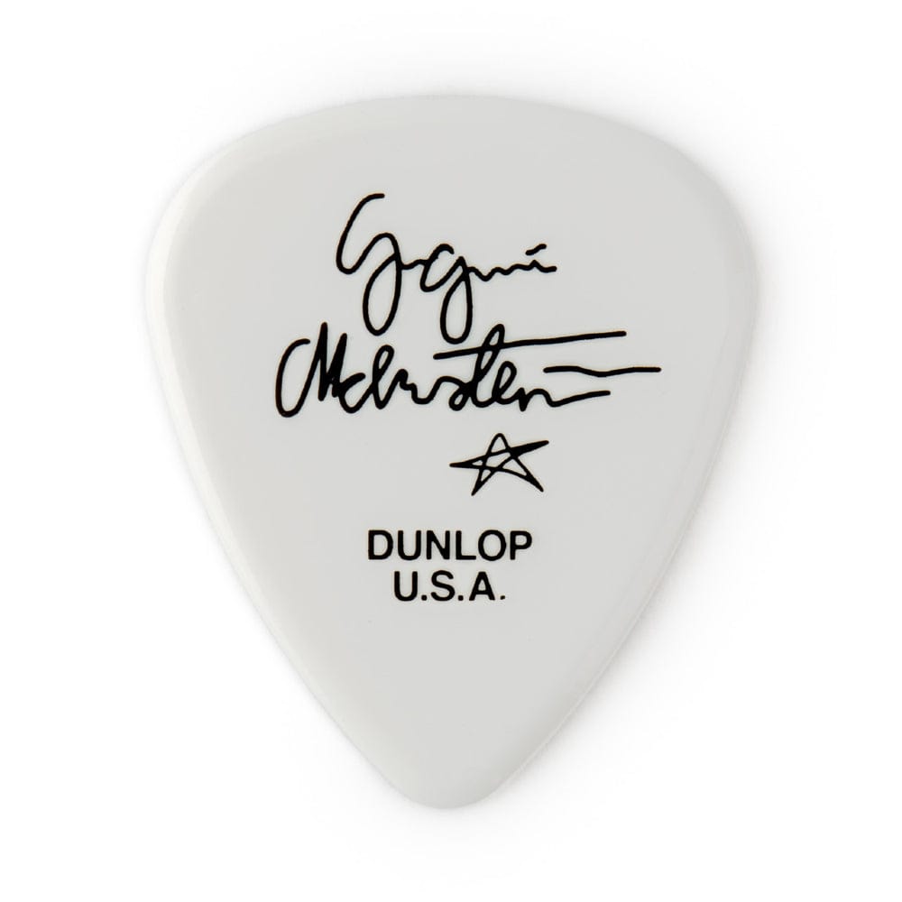dunlop picks white dunlop yngwie malmsteen 1.5mm custom delrin guitar picks - 6-pack