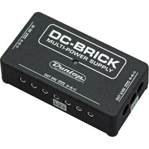 dunlop power supplies dunlop dc-brick multi-power supply for upto 10 effect pedals