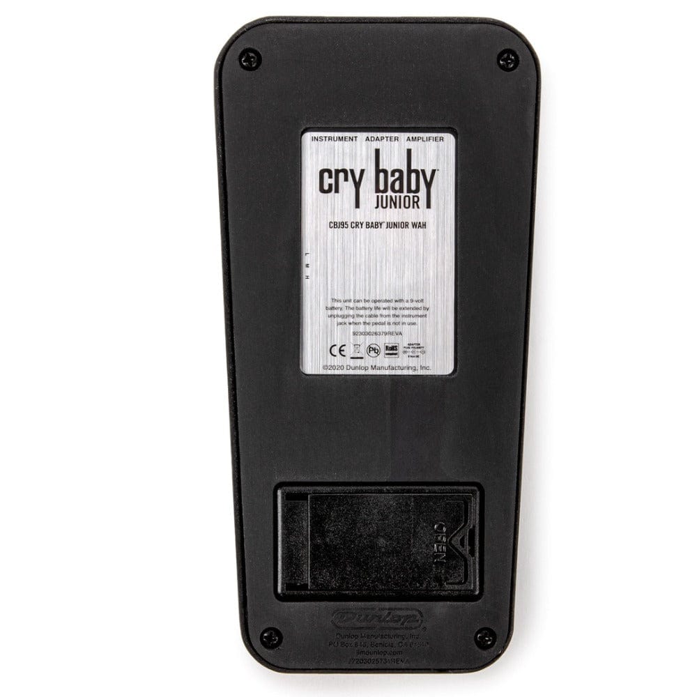 dunlop wah pedals dunlop cbj95 cry baby junior wah pedal
