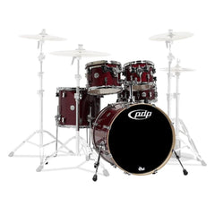 Dw Drum Workshop Acoustic Drum Kits Cherry Stain Lacquer Dw Drum Workshop PDP 5-Piece Concept Maple Acoustic Drum Set