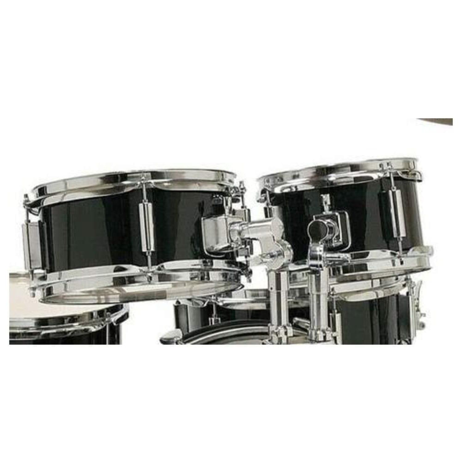 dw drum workshop acoustic drum kits dw drum workshop pdjr18ktcb pdp 5-piece player junior acoustic drum set- piano black
