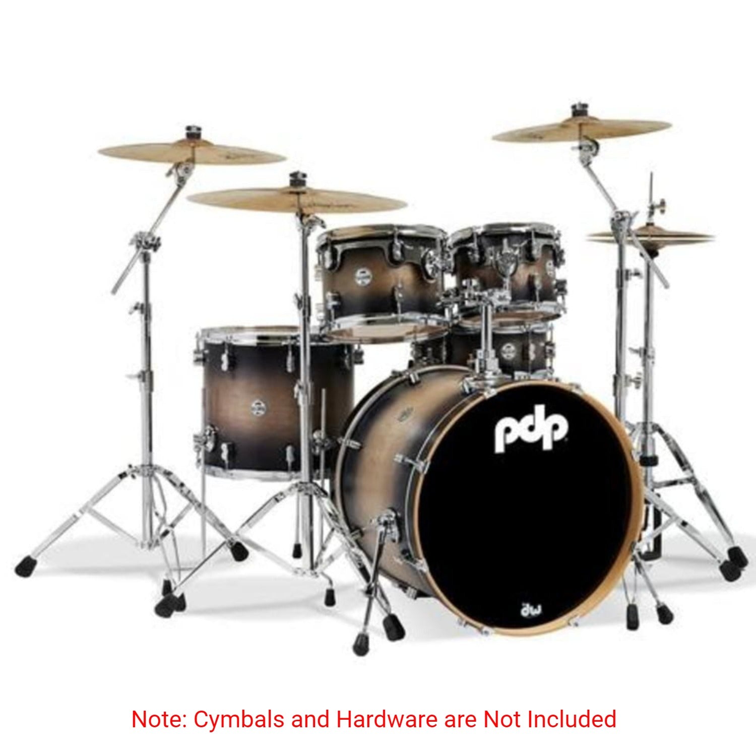 Dw Drum Workshop Acoustic Drum Kits Dw Drum Workshop PDP 5-Piece Concept Maple Acoustic Drum Set