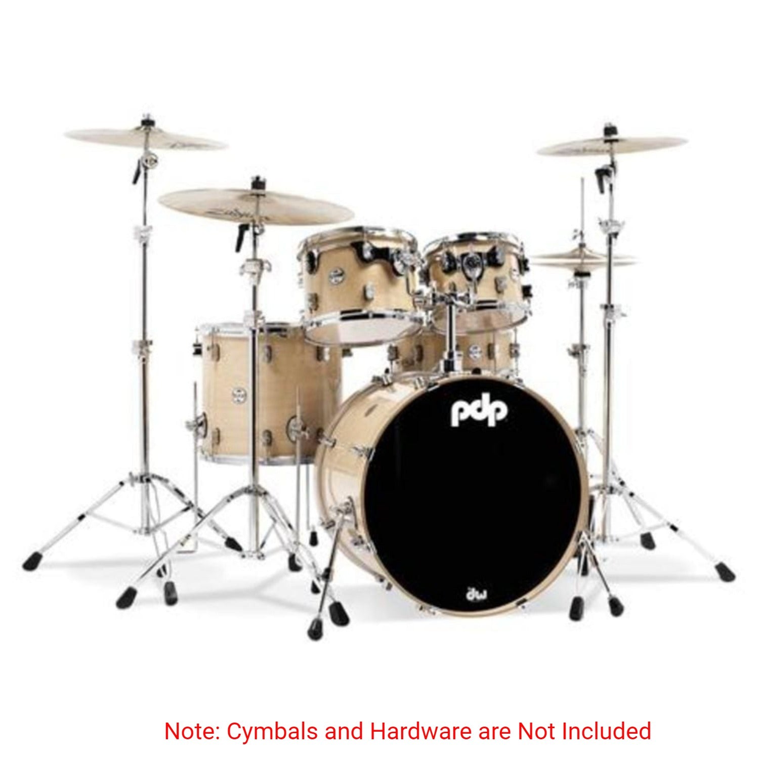 Dw Drum Workshop Acoustic Drum Kits Dw Drum Workshop PDP 5-Piece Concept Maple Acoustic Drum Set