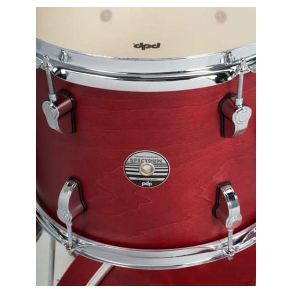 dw drum workshop acoustic drum kits dw drum workshop pdp spectrum series 20bd 5-peice shell pack acoustic drum set #color_cherry-stain