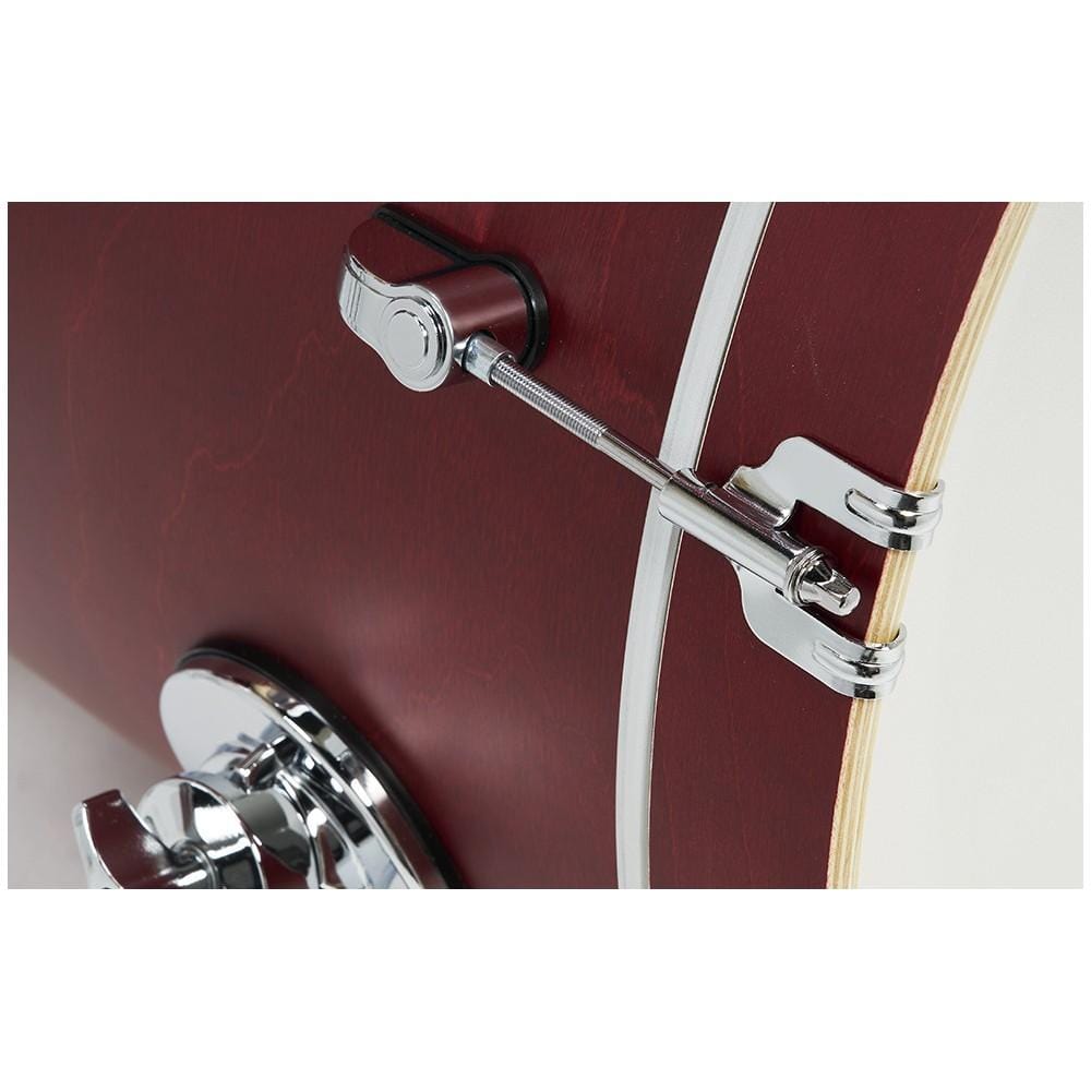 dw drum workshop acoustic drum kits dw drum workshop pdp spectrum series 22bd 5-peice shell pack acoustic drum set#color_cherry-stain