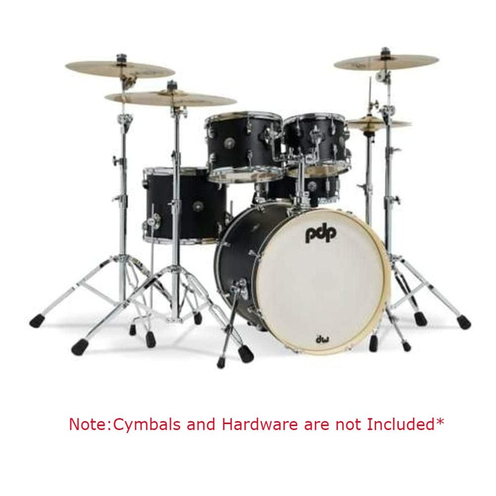 dw drum workshop acoustic drum kits ebony stain dw drum workshop pdp spectrum series 20bd 5-peice shell pack acoustic drum set