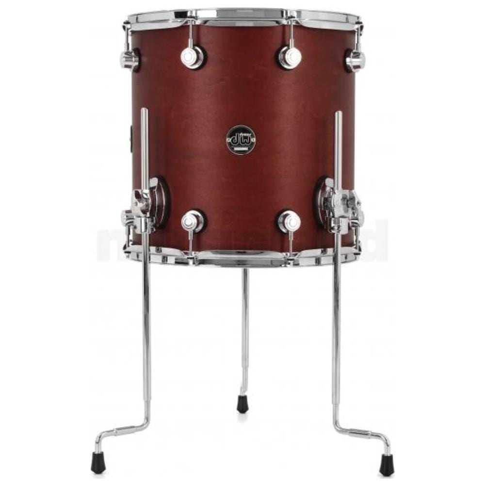 dw drum workshop floor tom-toms 16x16 inch / tobacco stain dw drum workshop performance series floor tom with legs #size_16x16-inch,color_tobacco-stain