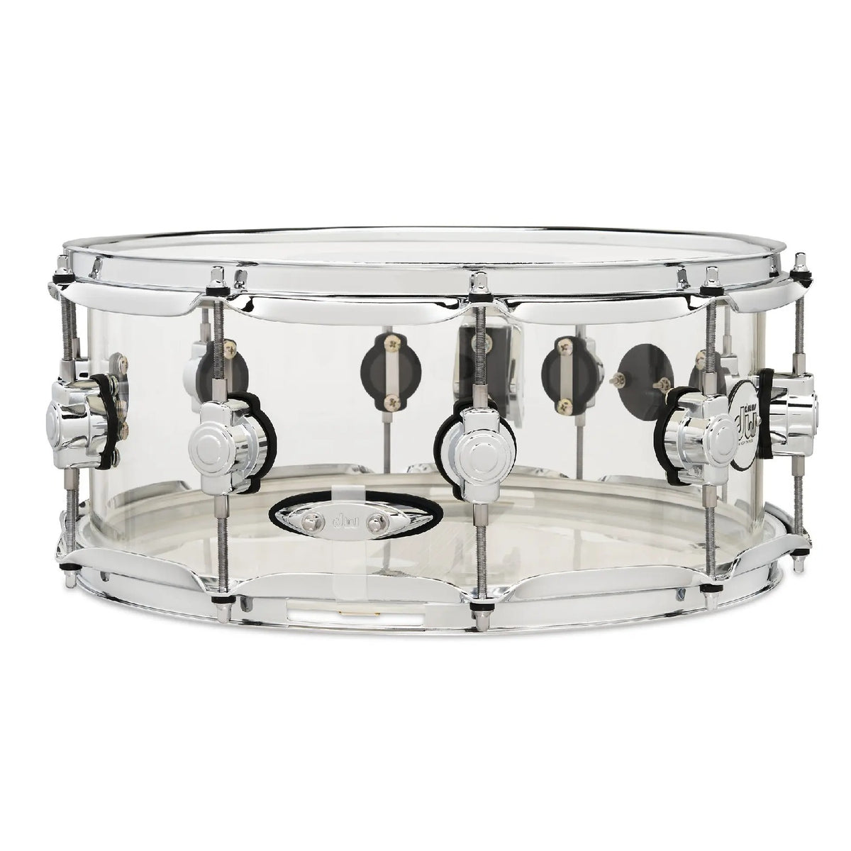 DW Drum Workshop Snare Drums DW Drum Workshop DDAC0614SSCL 6x14"Design Series Acrylic Snare Drum