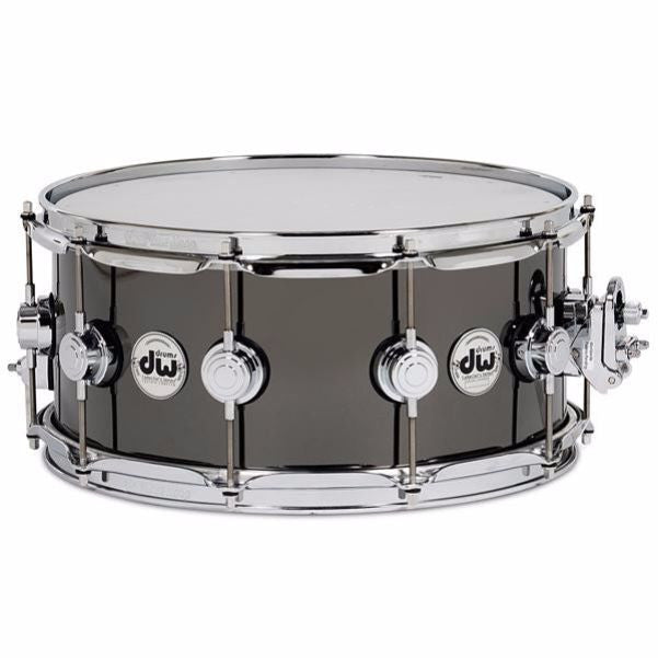 dw drum workshop snares drum workshop collectors series black nickel 6-1/2x14 snare drum