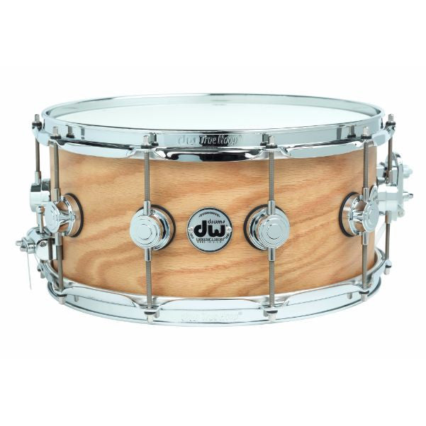 dw drum workshop snares dw drum workshop 6.5inch x 14inch natural hard satin over oak snare drum