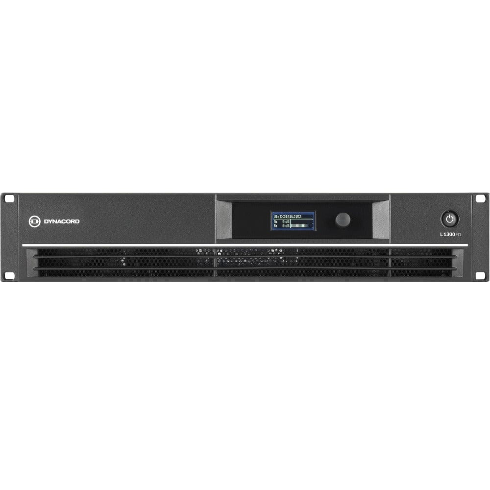 dynacord power amplifiers dynacord  l1300fd dsp 2 x 650 w power amplifier