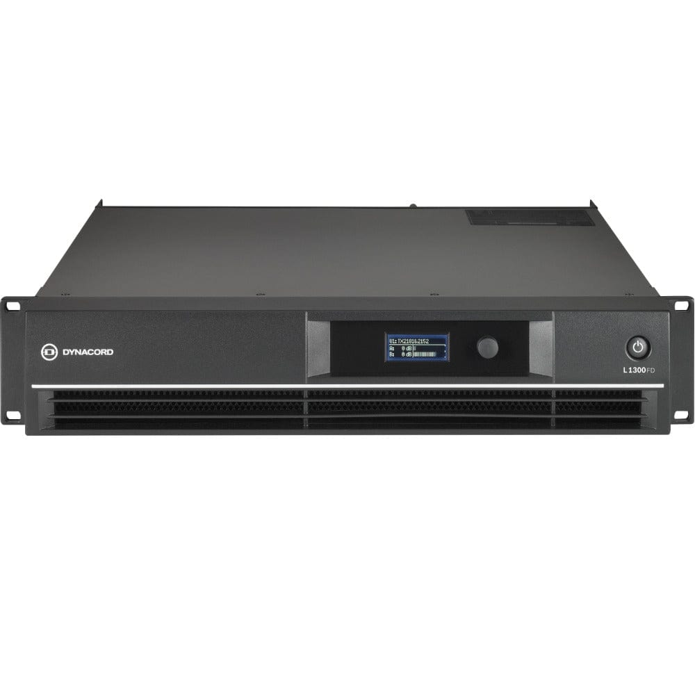dynacord power amplifiers dynacord  l1300fd dsp 2 x 650 w power amplifier