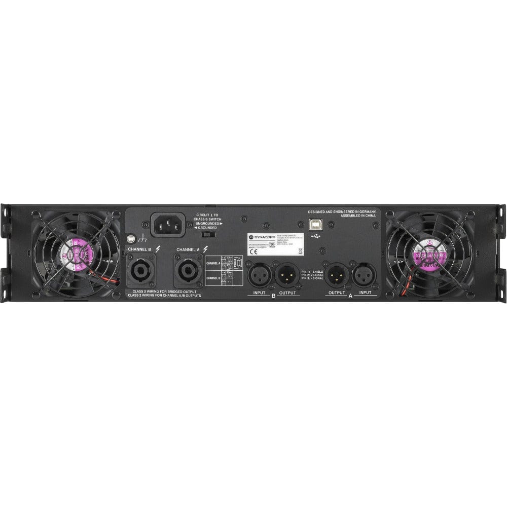 dynacord power amplifiers dynacord l2800fd dsp 2 x 1400 w power amplifier