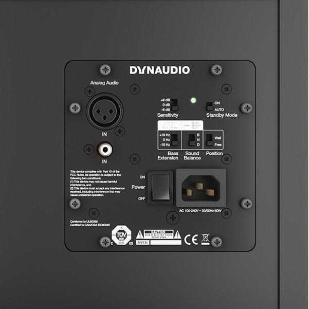 dynaudio monitor speakers dynaudio lyd48 3-way studio monitor (single) #color_white,position_left