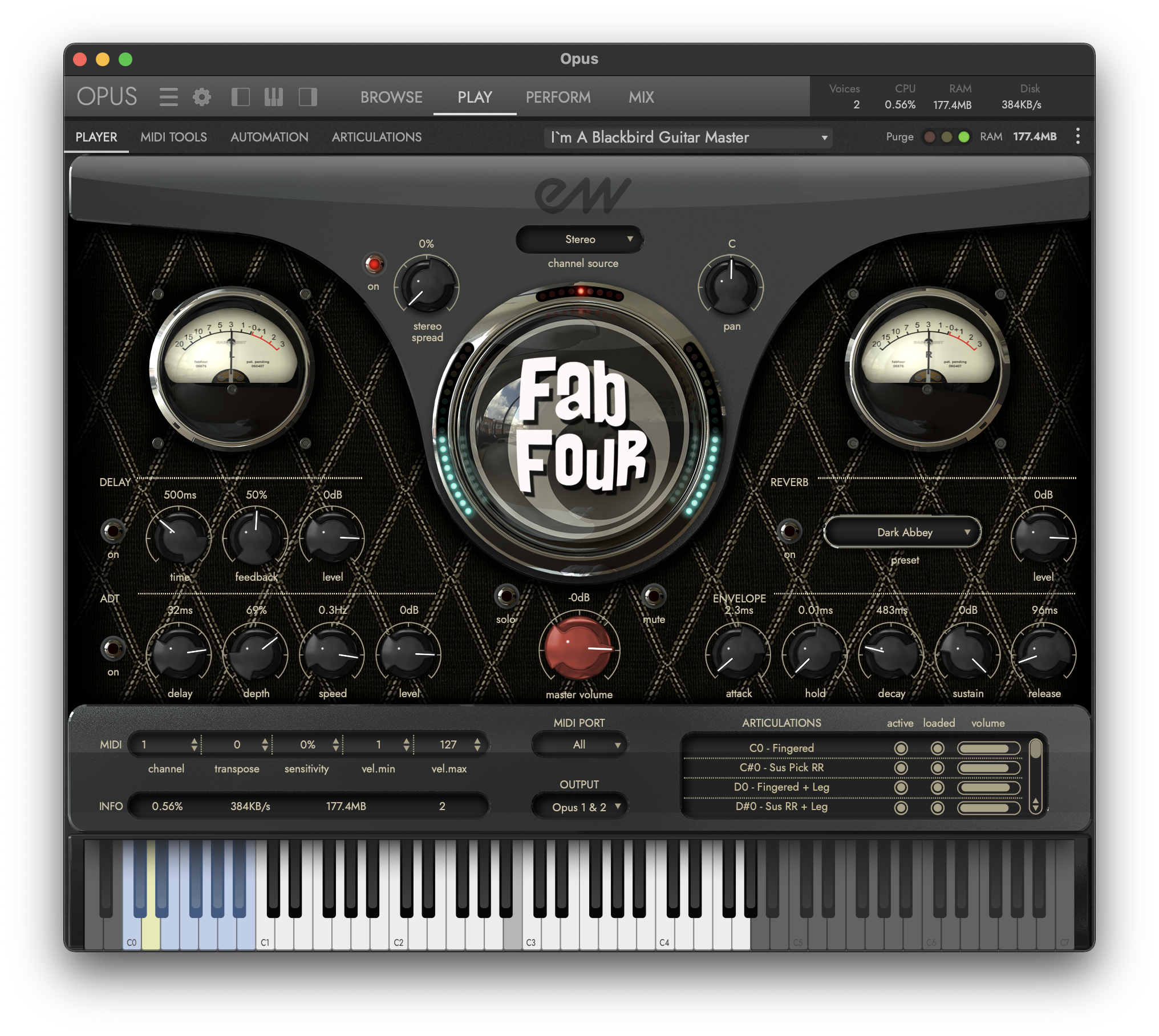 EastWest Virtual Instruments EastWest FAB FOUR: Rock Instrument Bundle – Professional Audio Software & Plugin