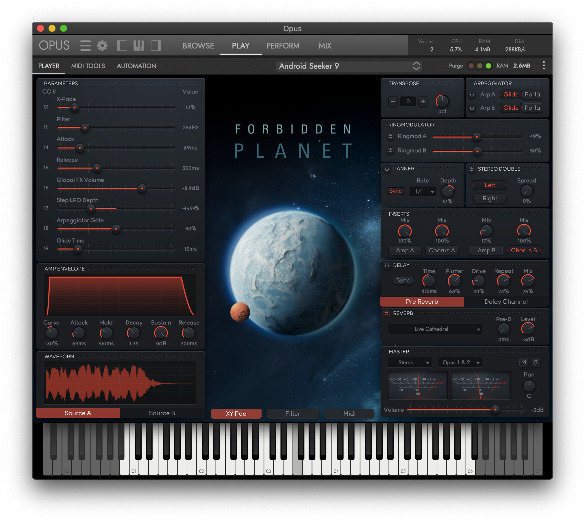 EastWest Virtual Instruments EastWest Forbidden Planet Synthesizer Plugin