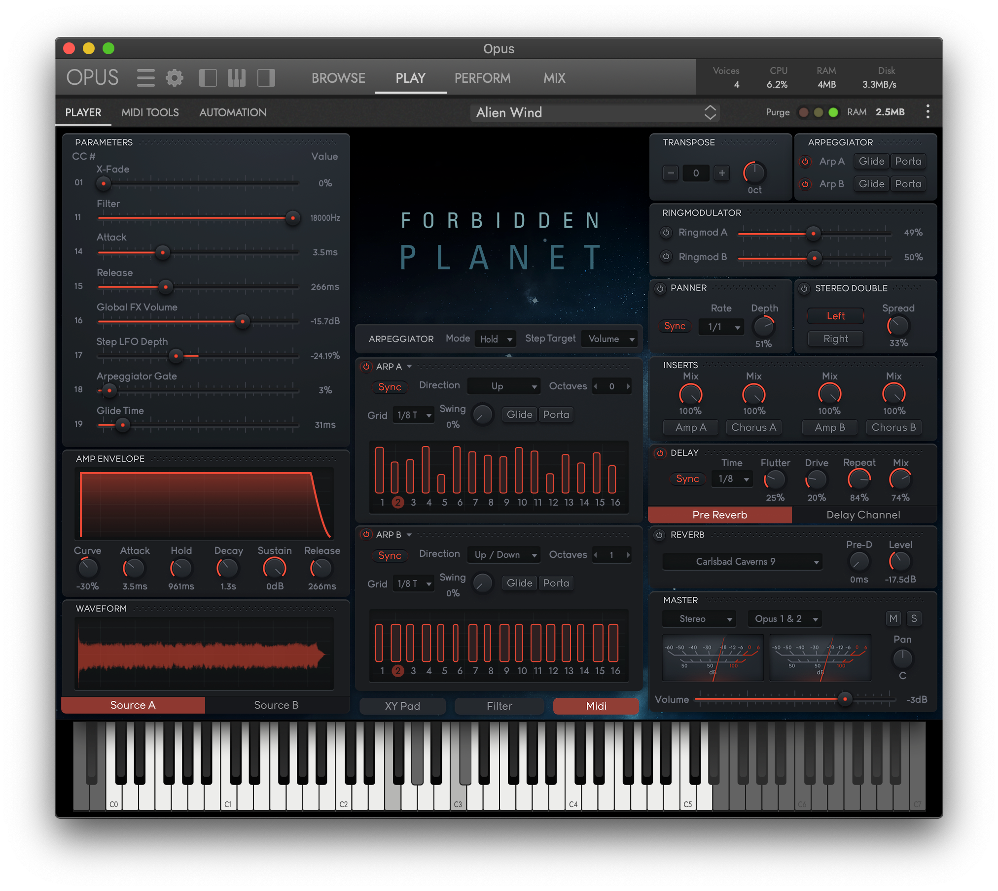 EastWest Virtual Instruments EastWest Forbidden Planet Synthesizer Plugin