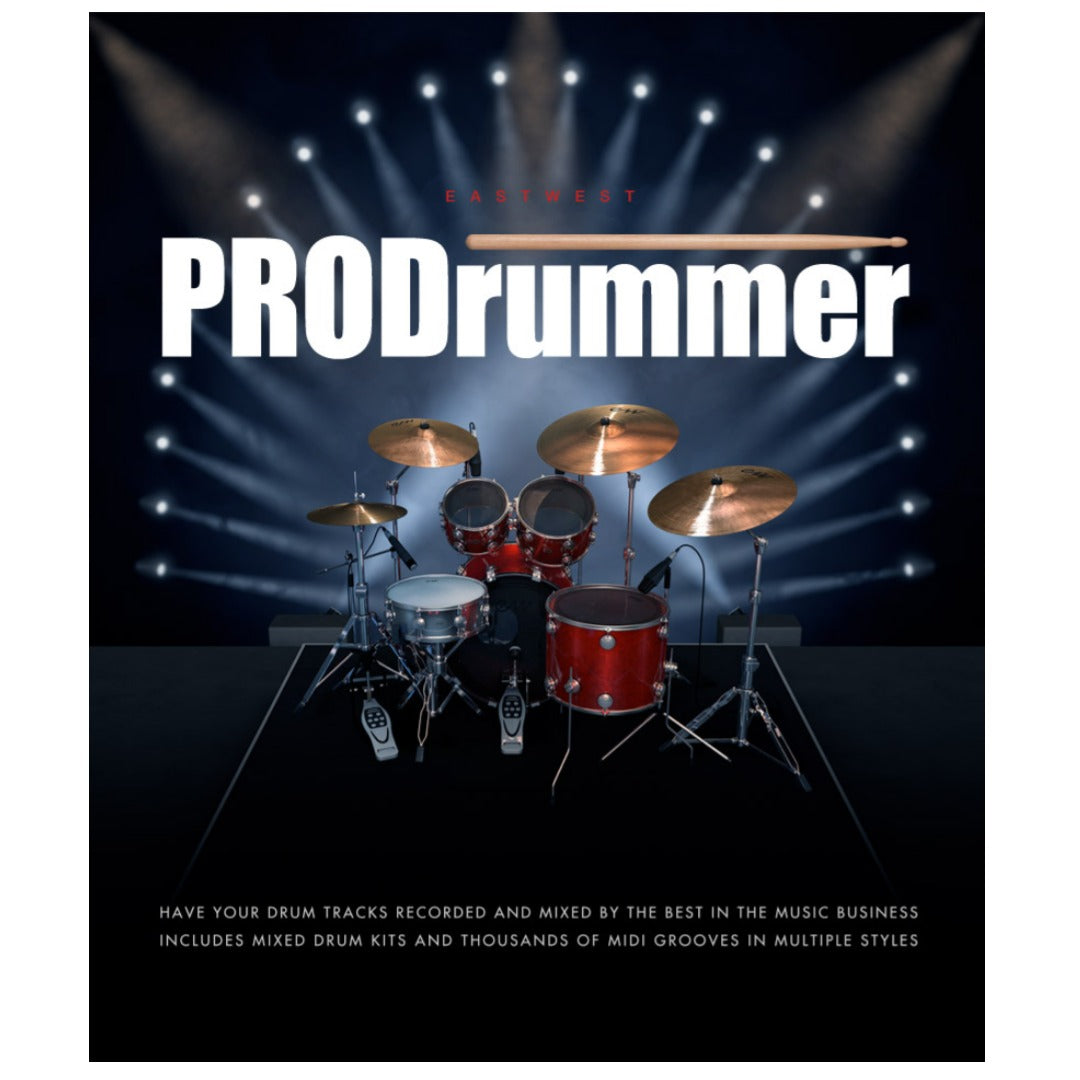 EastWest Virtual Instruments EastWest PRODRUMMER 1 & 2 Drum Machine Bundle