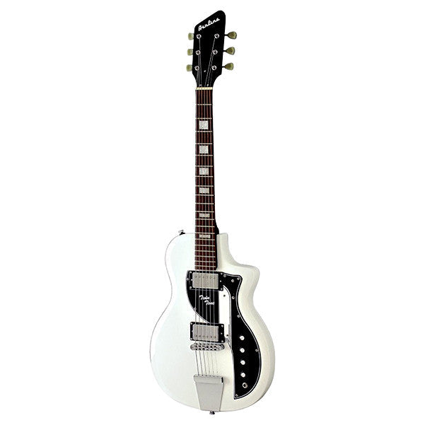 eastwood guitars electric guitars eastwood guitars airline twin tone electric guitar - white