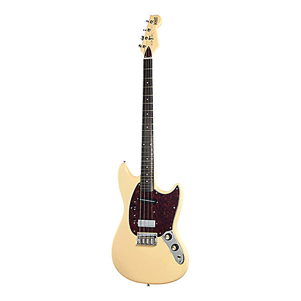 eastwood guitars electric guitars vintage cream eastwood guitars warren ellis tenor baritone 2p electric guitar