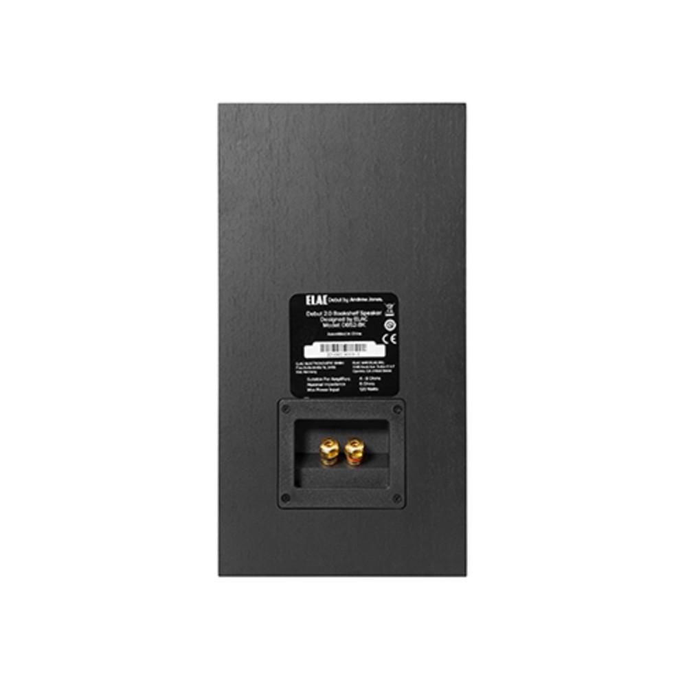 elac bookshelf speakers elac debut b5.2 2.0 bookshelf speakers- pair- black