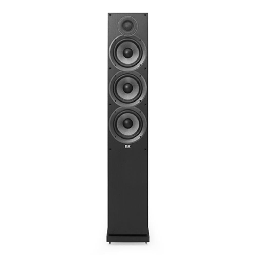 elac multimedia speakers elac debut f6.2 2.0 floor standing speaker- pair- black