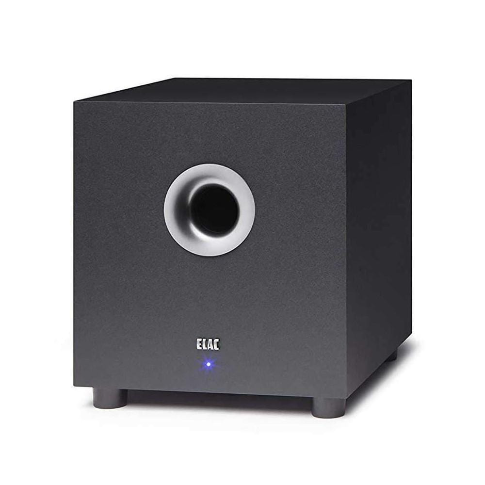 elac subwoofers elac debut s8.2 powered subwoofer- black