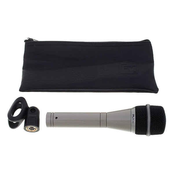 electro-voice dynamic microphones electro-voice pl 80c vocal dynamic microphone - textured satin black