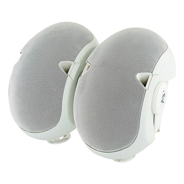 electro-voice monitor speakers electro-voice evid 6.2 wall installation speakers - white
