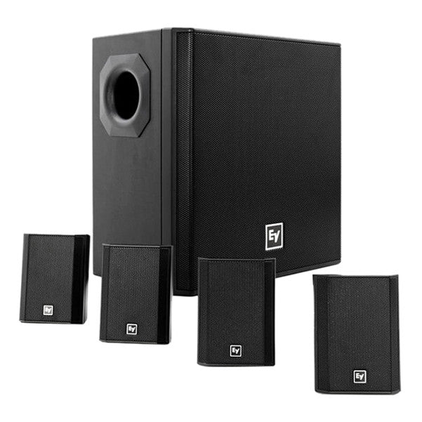 electro-voice monitor speakers electro-voice evid s44 compact loudspeaker system - black