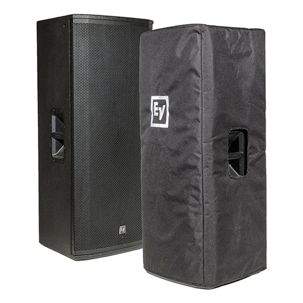 electro-voice speaker cases and covers electro-voice etx-35p-cvr padded speaker cover - black with ev logo