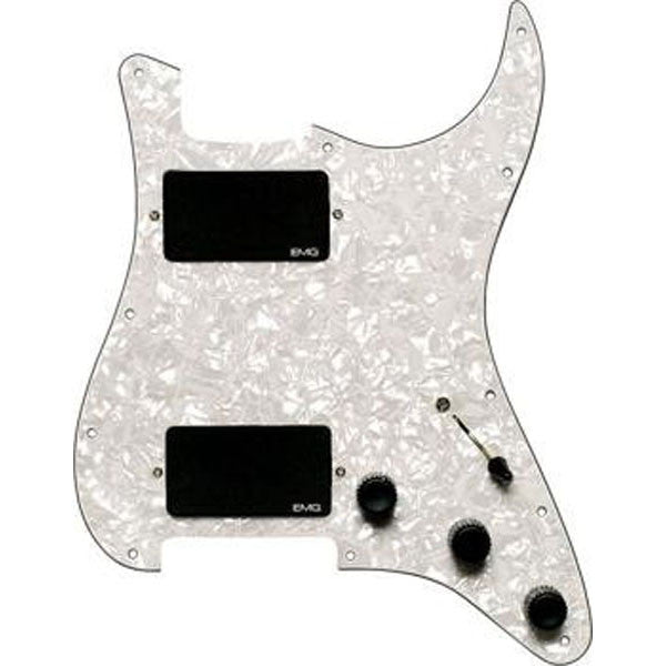 emg pickups emg-kh21 kirk hammett dual humbucker prewired pickguard set