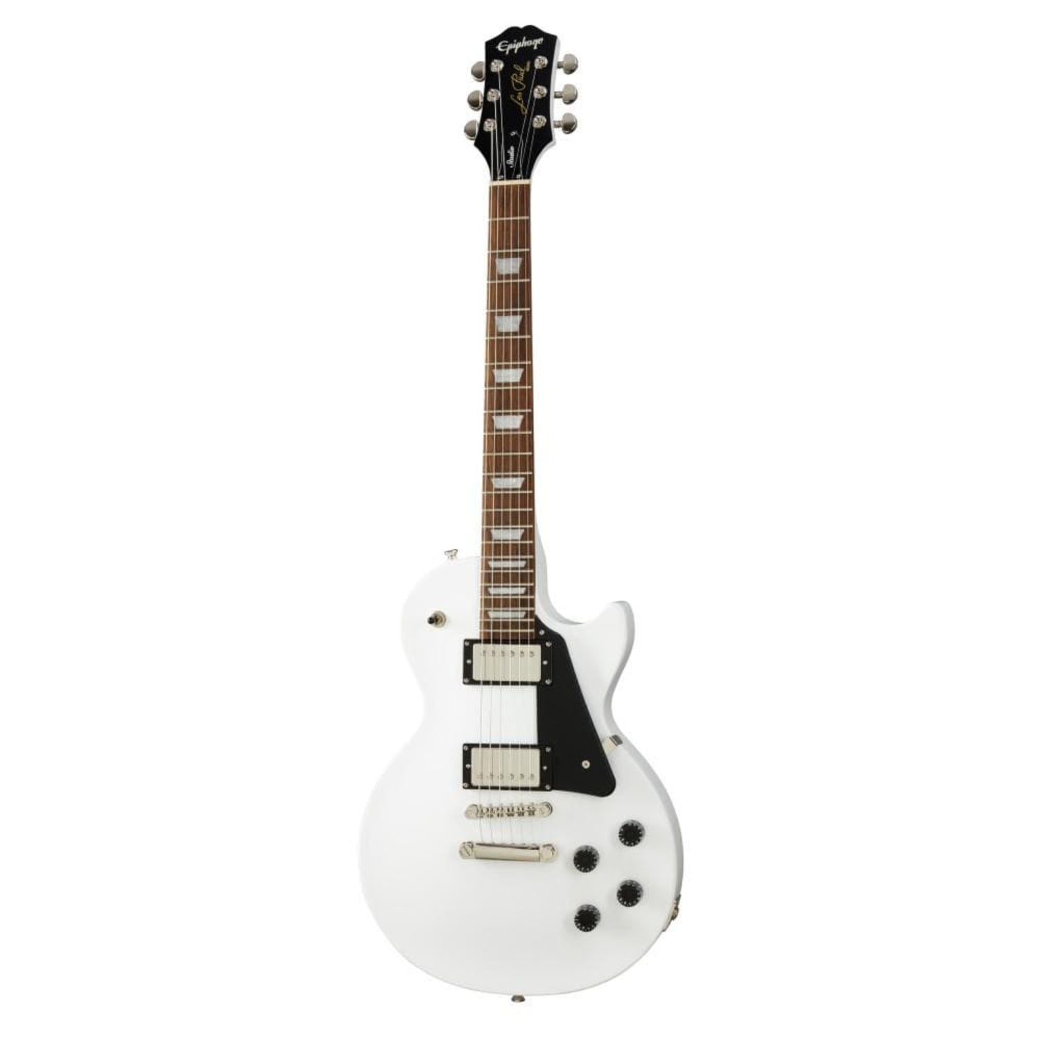 epiphone electric guitars alpine white epiphone les paul studio 80s classic original 6-strings electric guitar #color_alpine-white