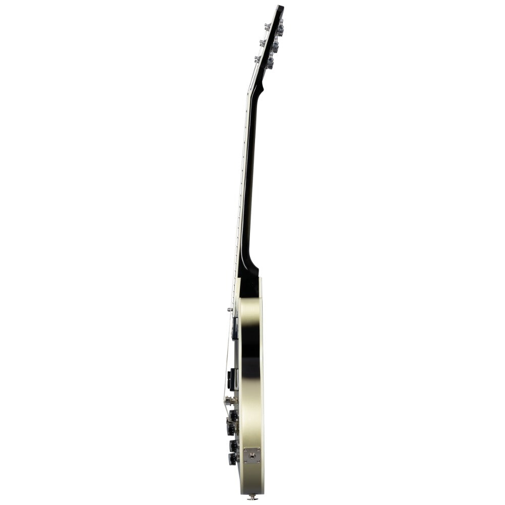 Epiphone Electric Guitars Antique Silverburst Epiphone Adam Jones Les Paul Custom Art Korin Faught’s Sensation 6 String Electric Guitar