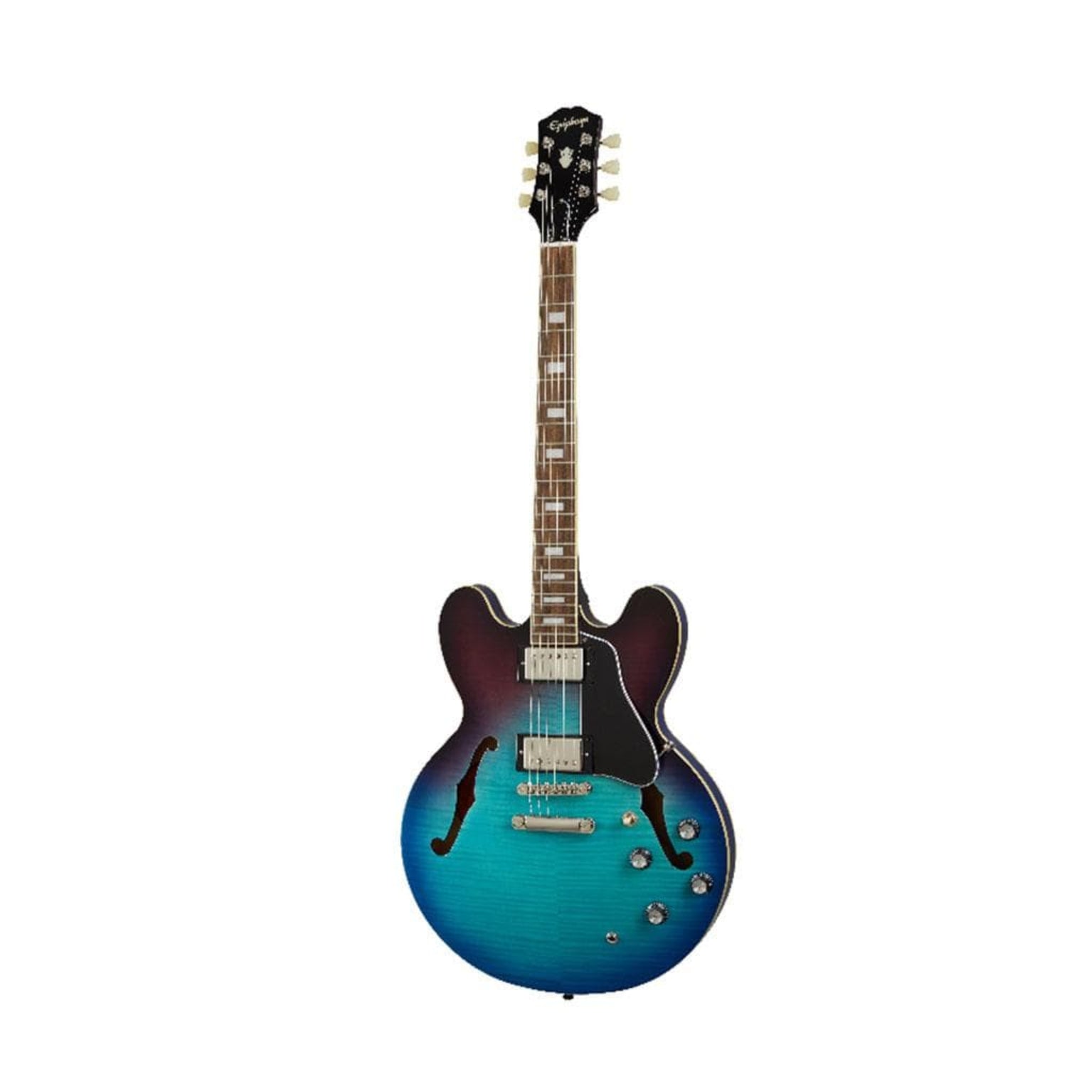 epiphone electric guitars blueberry burst epiphone es 335 figured 6 string electric guitar