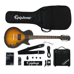 Epiphone Electric Guitars Bundles Vintage Sunburst Epiphone Les Paul Electric Guitar Player Pack