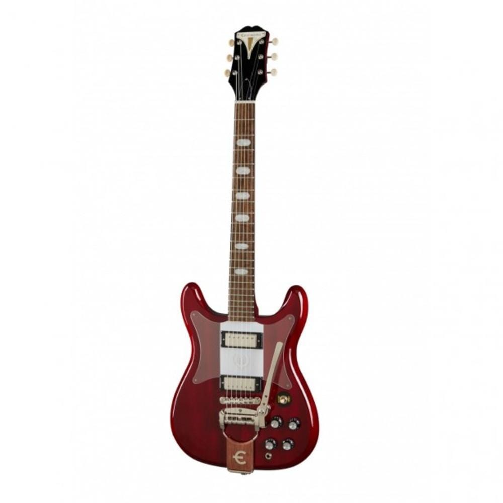 epiphone electric guitars cherry epiphone crestwood custom tremotone 6 string electric guitar - cherry