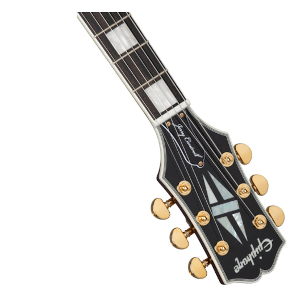 Epiphone Electric Guitars Dark Wine Red Epiphone Jerry Cantrell Wino Les Paul Custom 6 String Electric Guitar