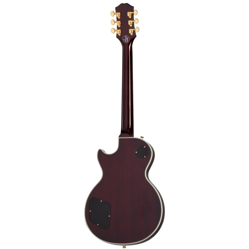 Epiphone Electric Guitars Dark Wine Red Epiphone Jerry Cantrell Wino Les Paul Custom 6 String Electric Guitar