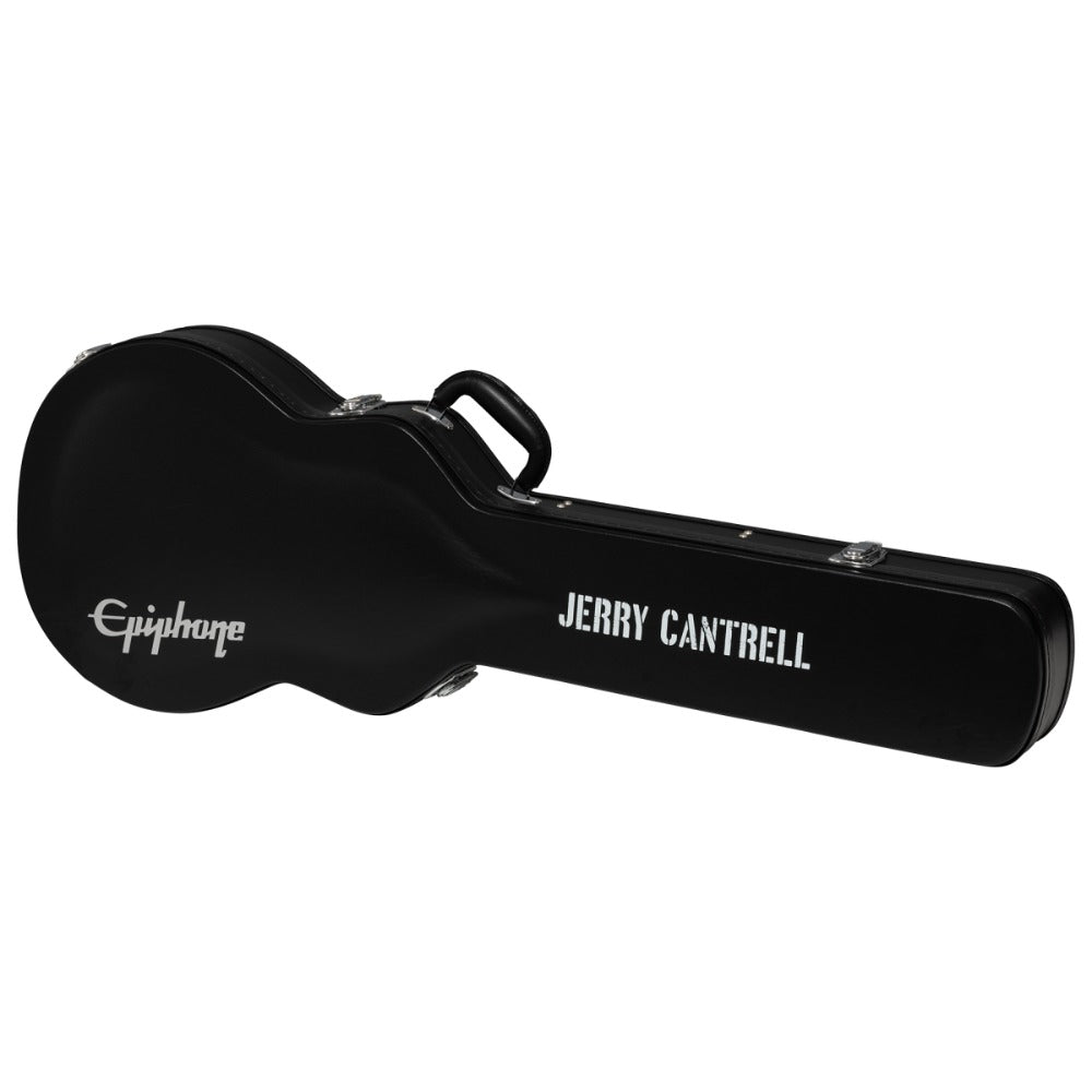 Epiphone Electric Guitars Dark Wine Red Epiphone Jerry Cantrell Wino Les Paul Custom 6 String Electric Guitar