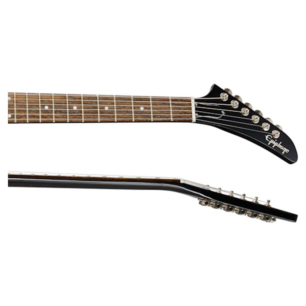 epiphone electric guitars epiphone explorer 6 string electric guitar - ebony