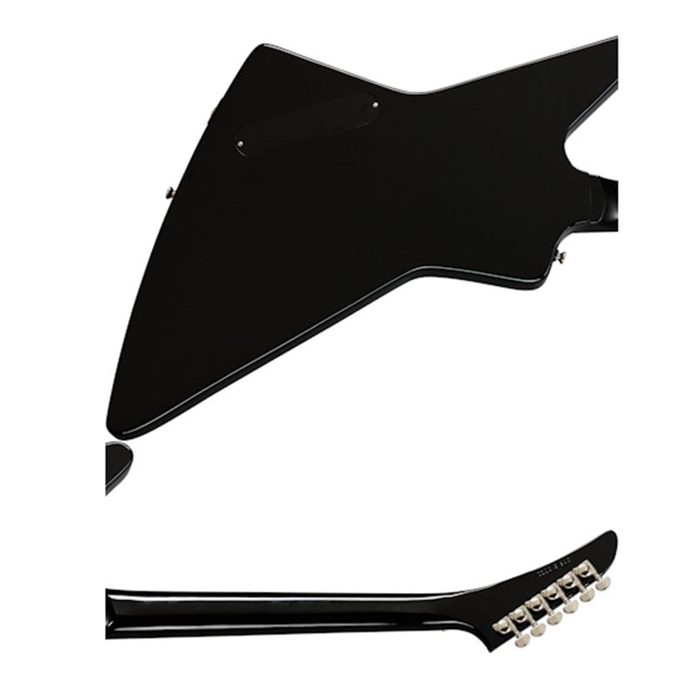 epiphone electric guitars epiphone explorer 6 string electric guitar - ebony