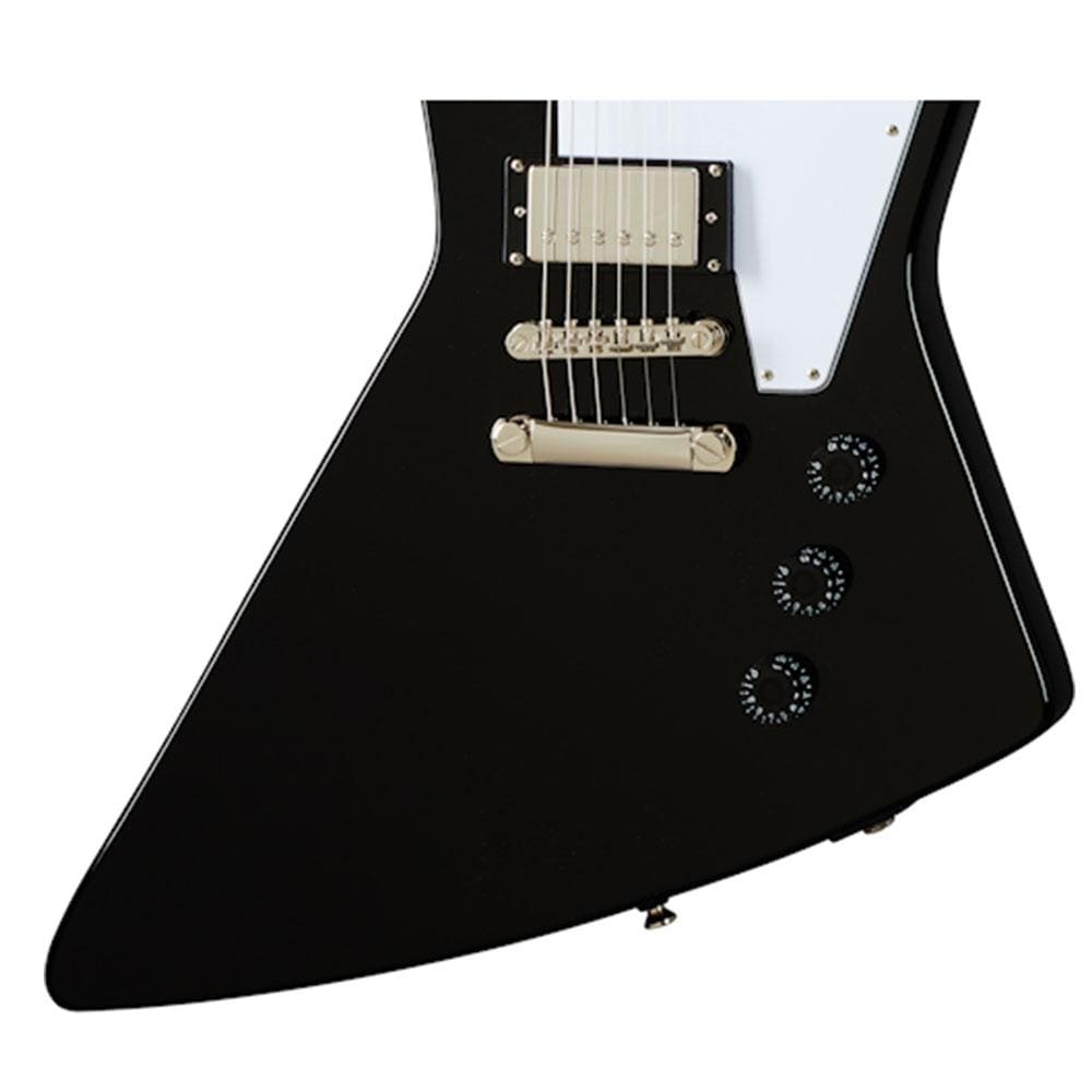epiphone electric guitars epiphone explorer 6 string electric guitar - ebony