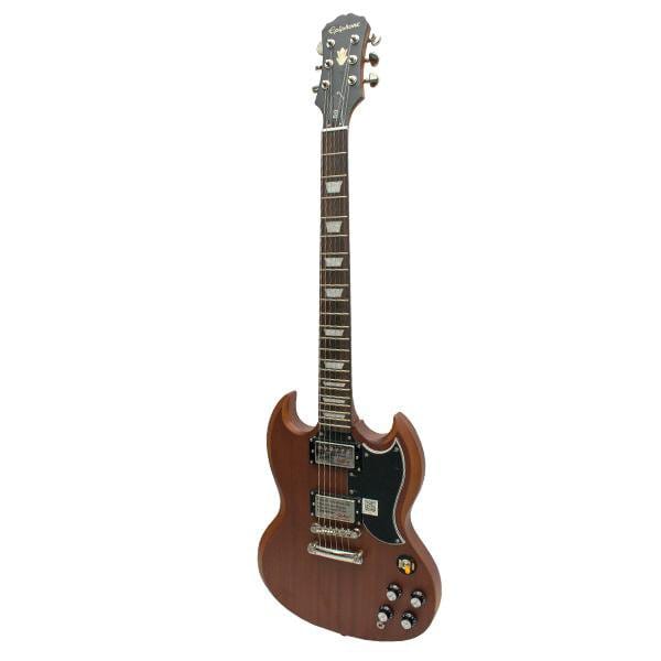 epiphone electric guitars epiphone g-400 electric guitar faded-worn cherry #color_worn-brown